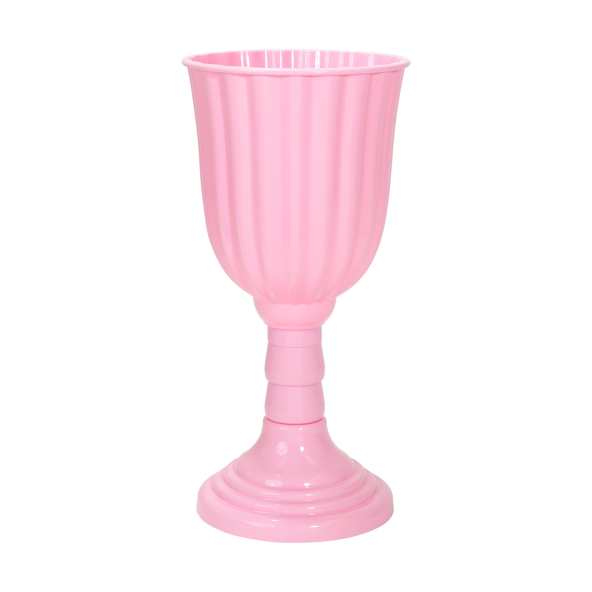 Plastic Urn Planter-Pink